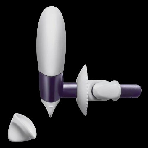 Ergonomisch radeerwiel met dubbele markering