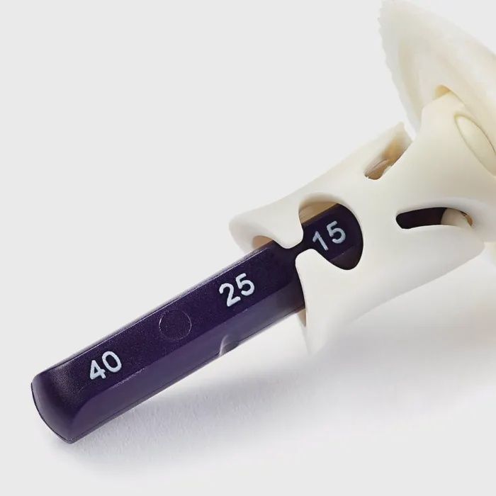 Ergonomisch radeerwiel met dubbele markering