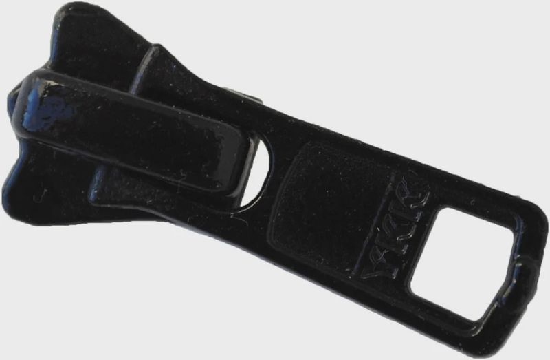 Schuiver voor vislon rits V zwart