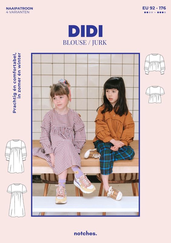 Didi | patroon voor kinderen |  blouse en jurk