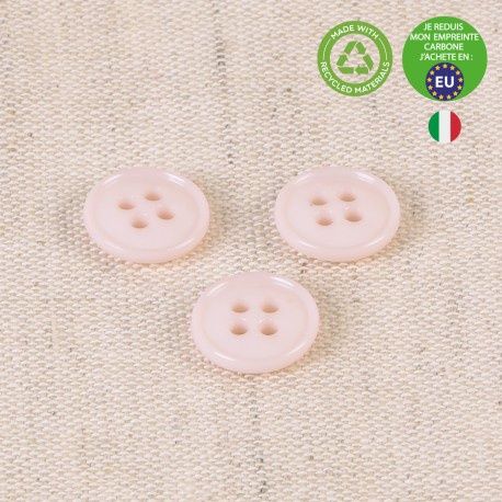 Knoop 11 mm|4 openingen, Color: baby roos