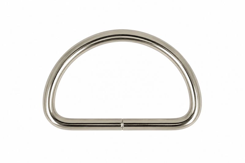 D ring metaal  zilver