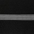 Smockelastiek wit, maat: 15 mm