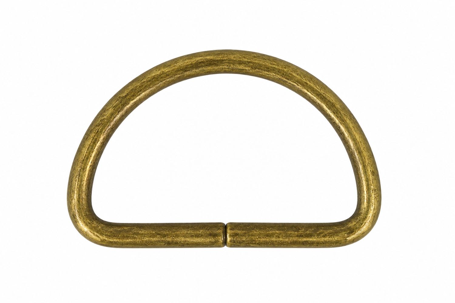 D ring  metaal antiek goud