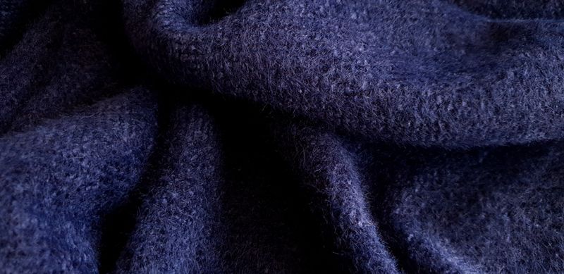 Soft touch breisel blauw
