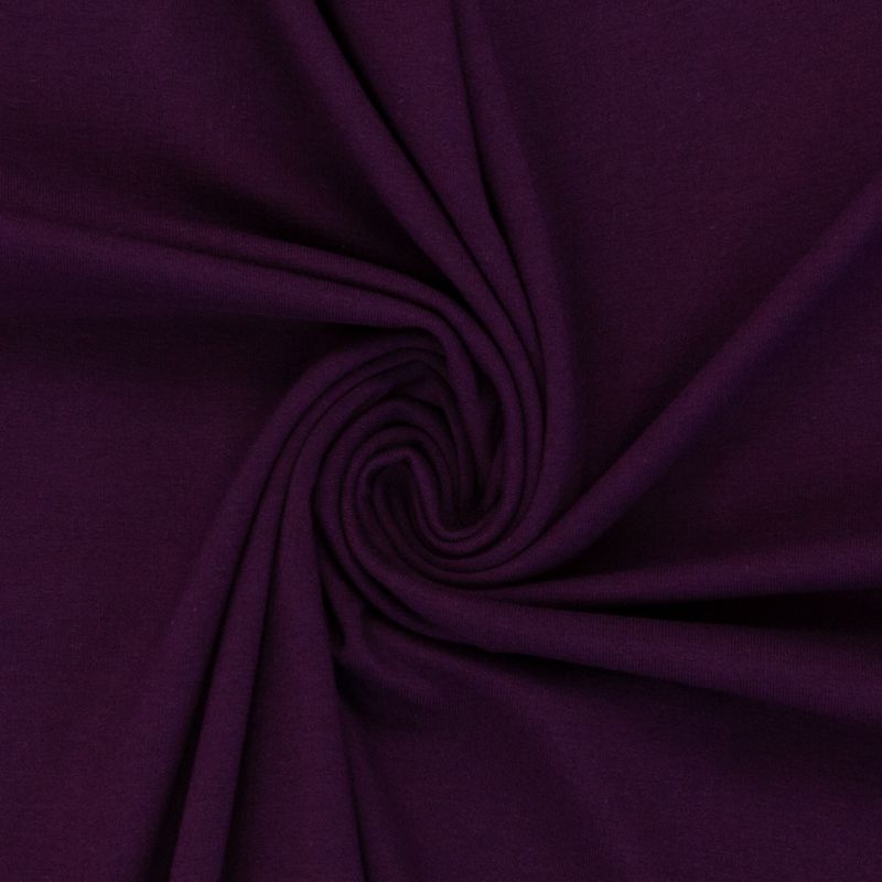 Heike boordstof aubergine/paars