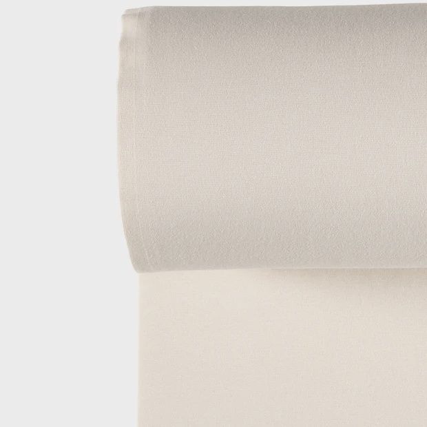 Boordstof rondgebreid beige