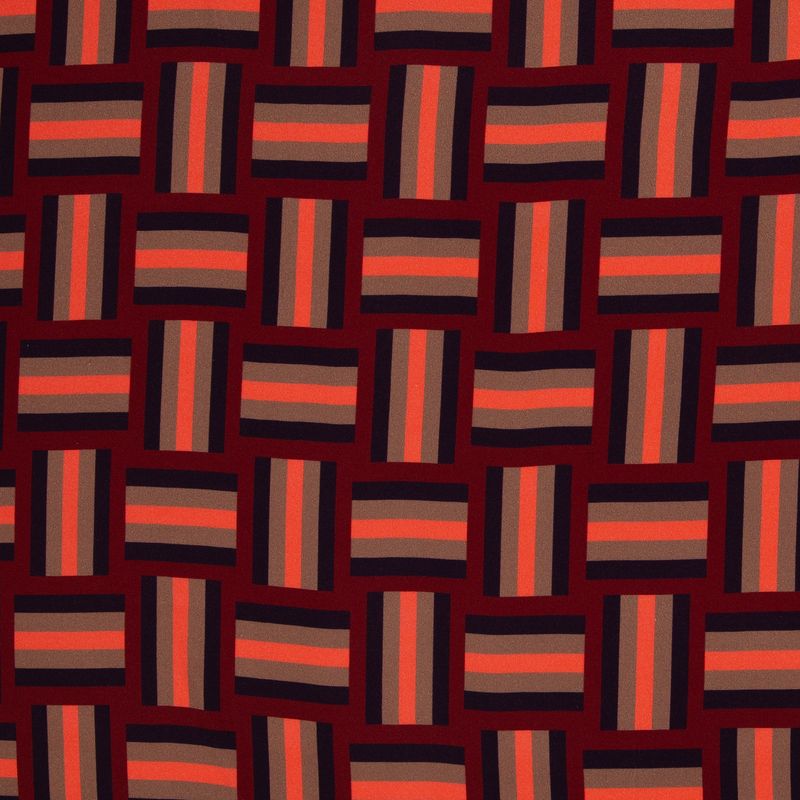 Geolux Braid stripe by KI-Ba-Doo rood