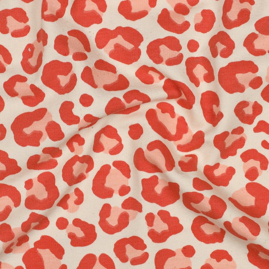 Sweater animal skin orange