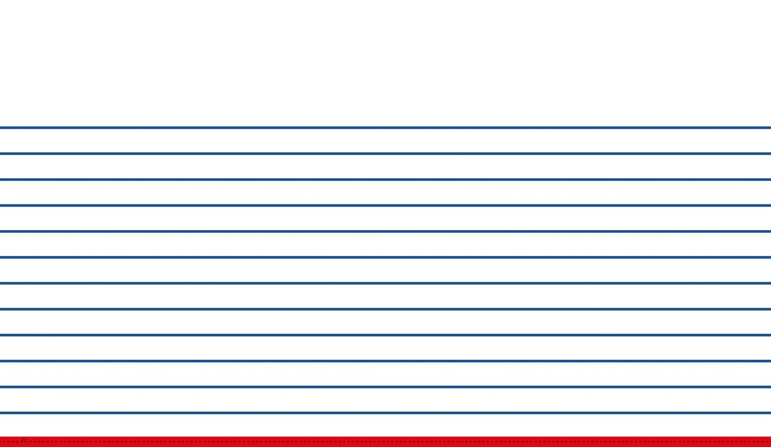 Paneel french terry 'Lijnen' blauw/wit