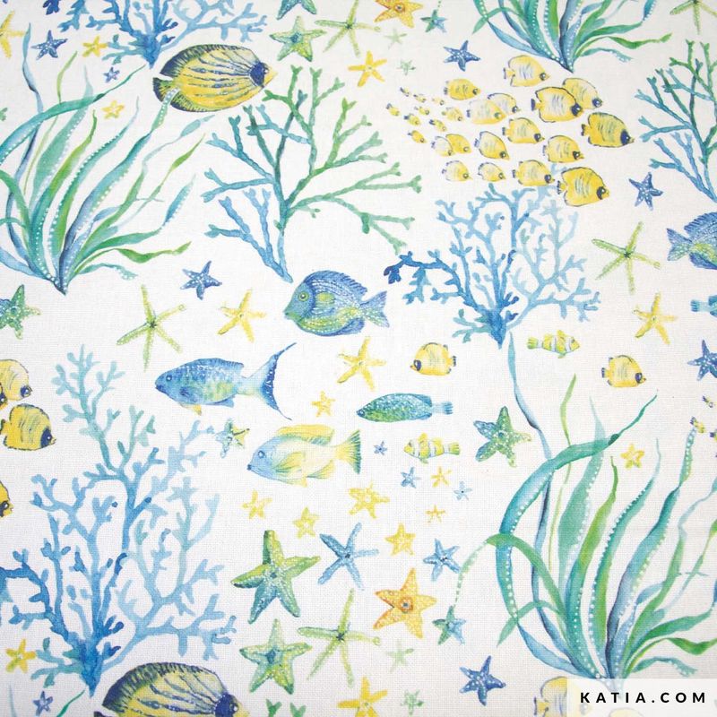 Recycled Canvas Print Under The Sea