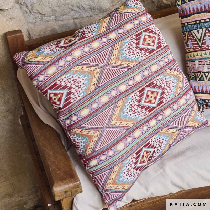Ethnic Jacquard Lasa rood