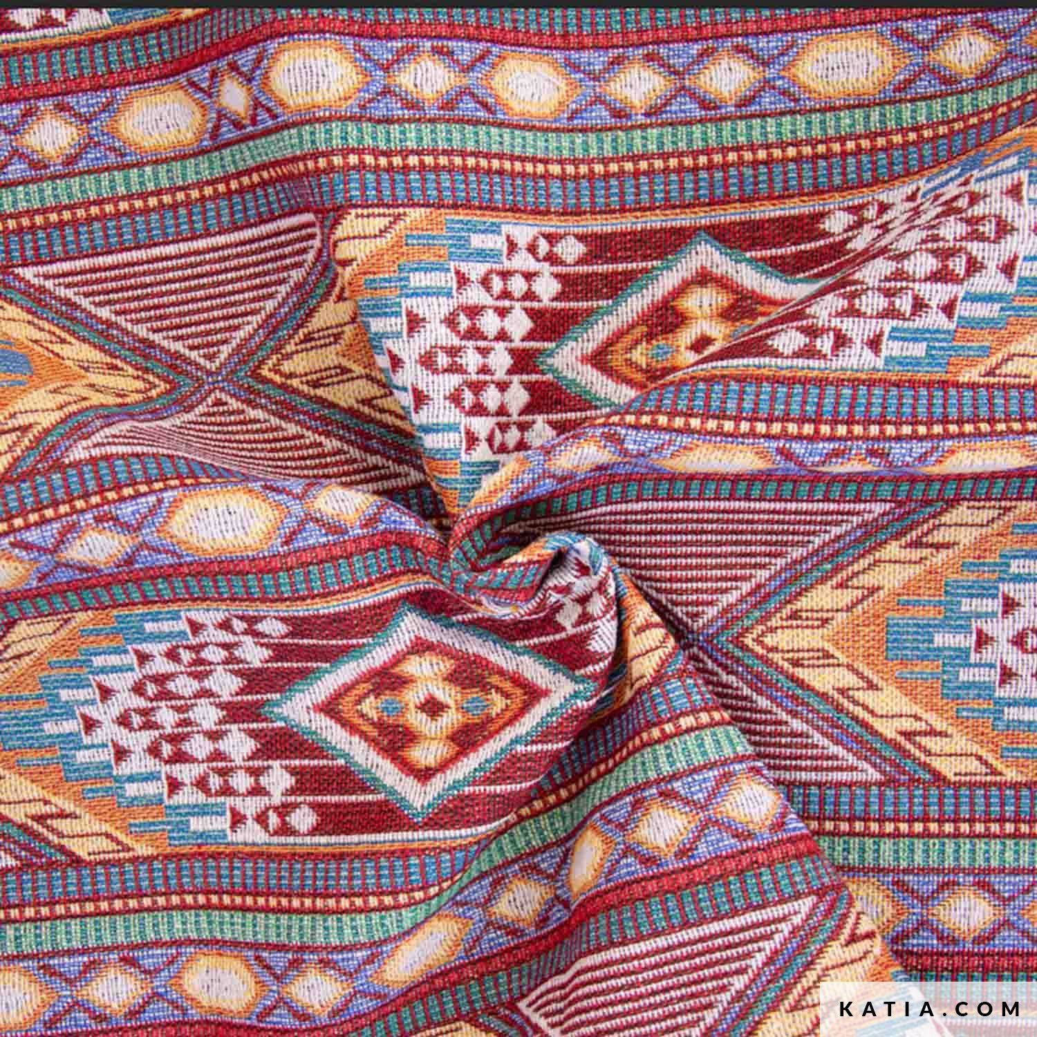 Ethnic Jacquard Lasa rood