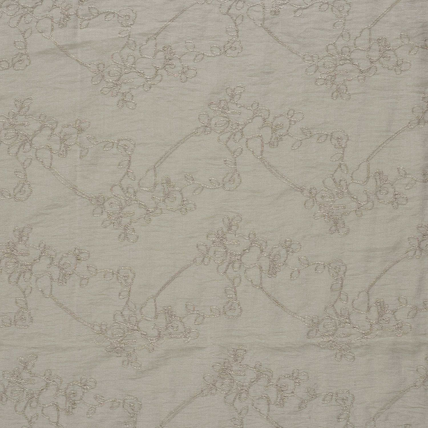 Linnen look embrodery