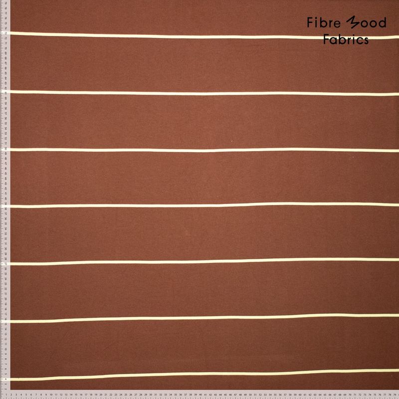 Knit cotton stripes|bruin|Kornelia