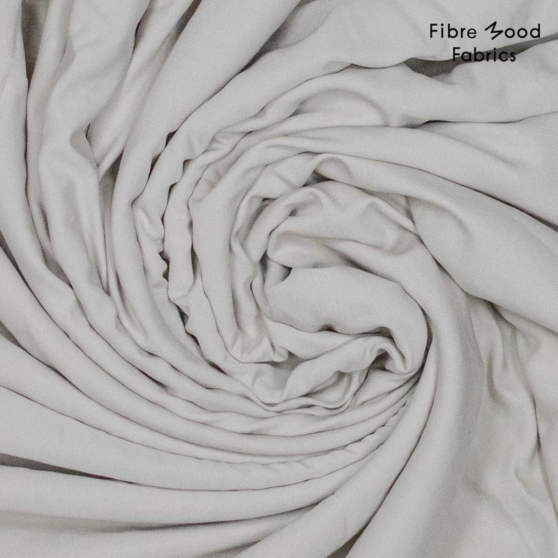 Viscose twill licht grijs|Ola