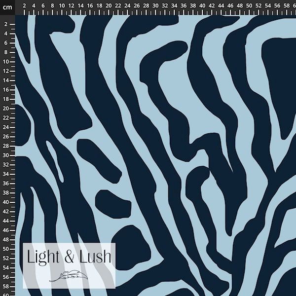 Viscose waves blue
