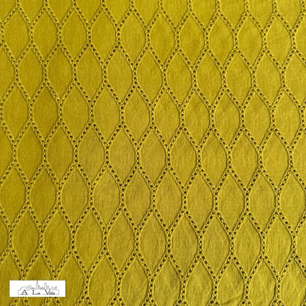 Broderie Gaby mosterdgeel