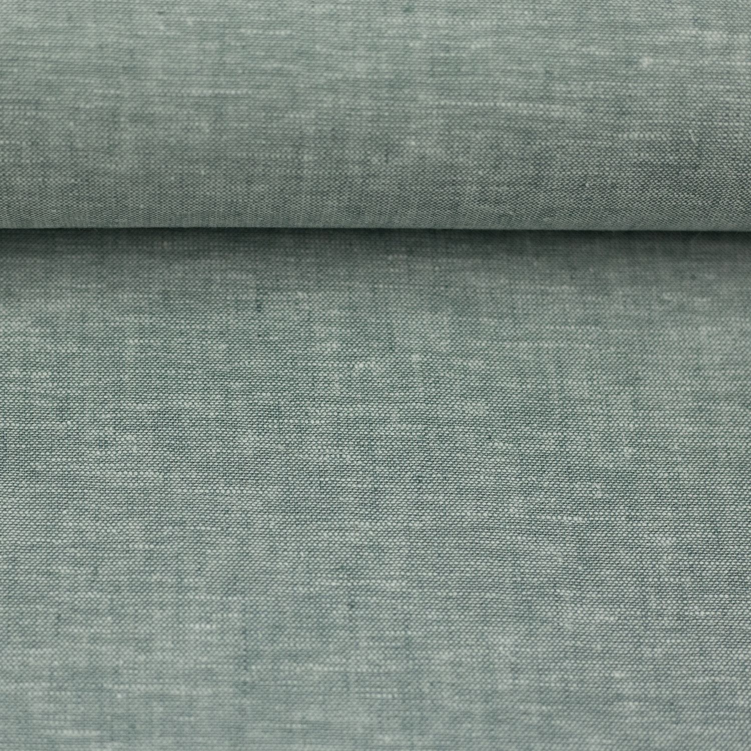 Linnen katoen groen melange