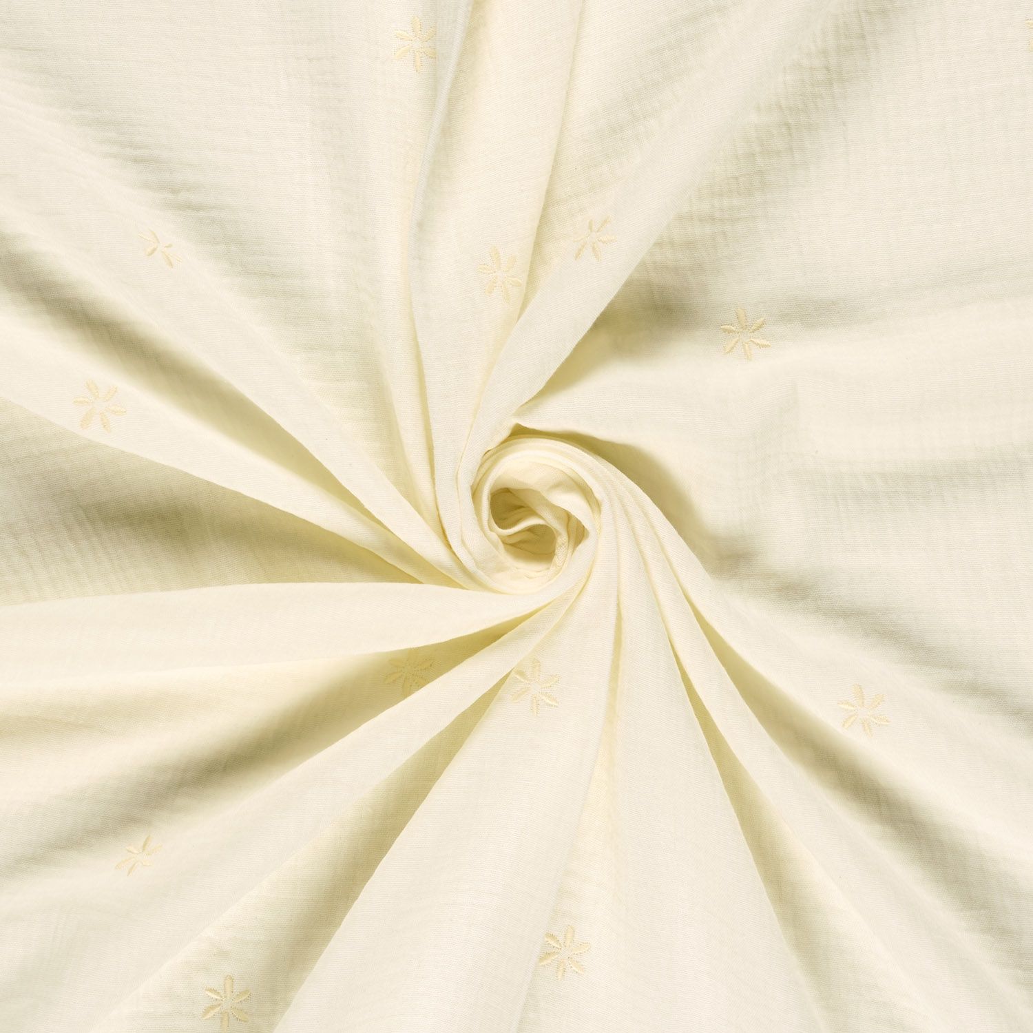 Geborduurde tetra|off white bloem