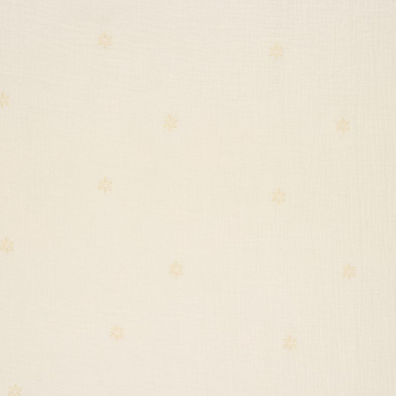 Geborduurde tetra|off white bloem