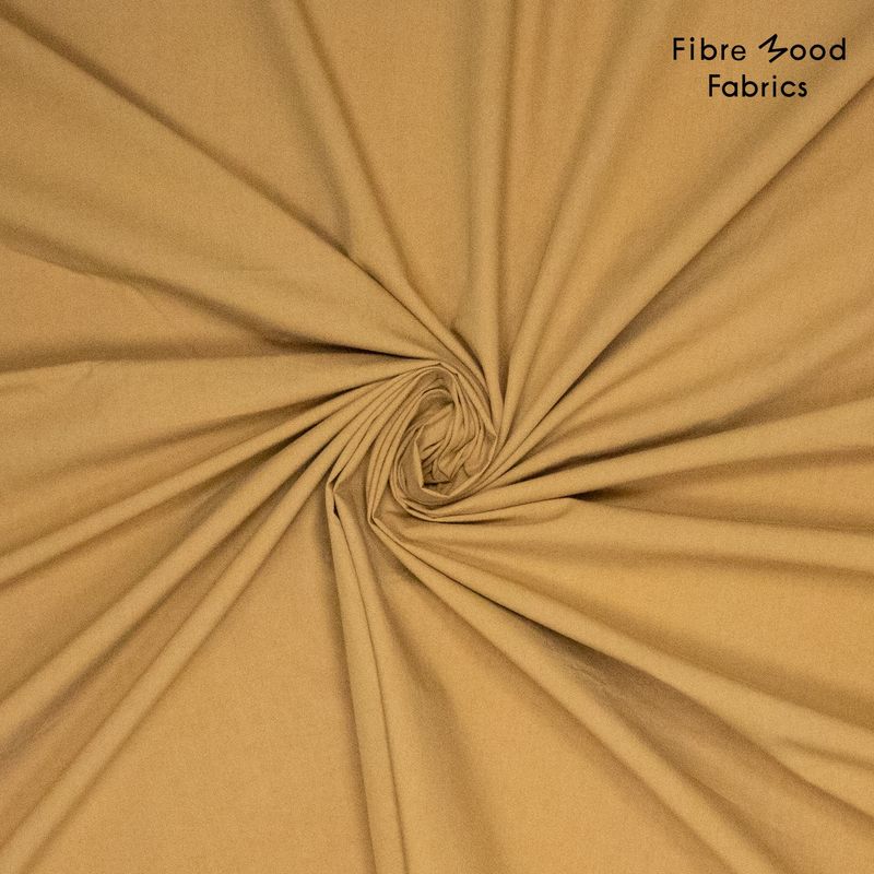 Angela|Luki| popline stone washed oker bruin