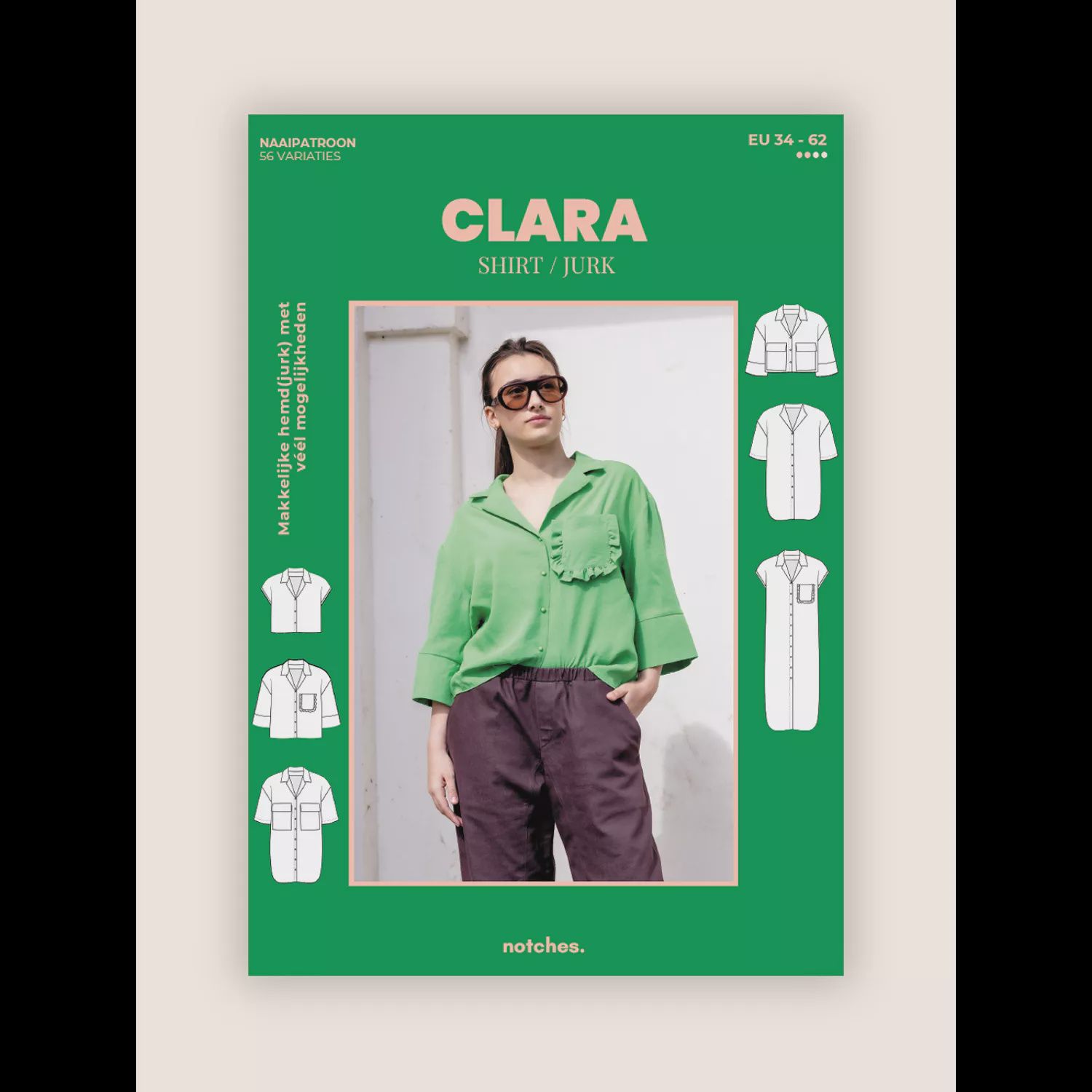 Clara| patroon voor dames| shirt en jurk
