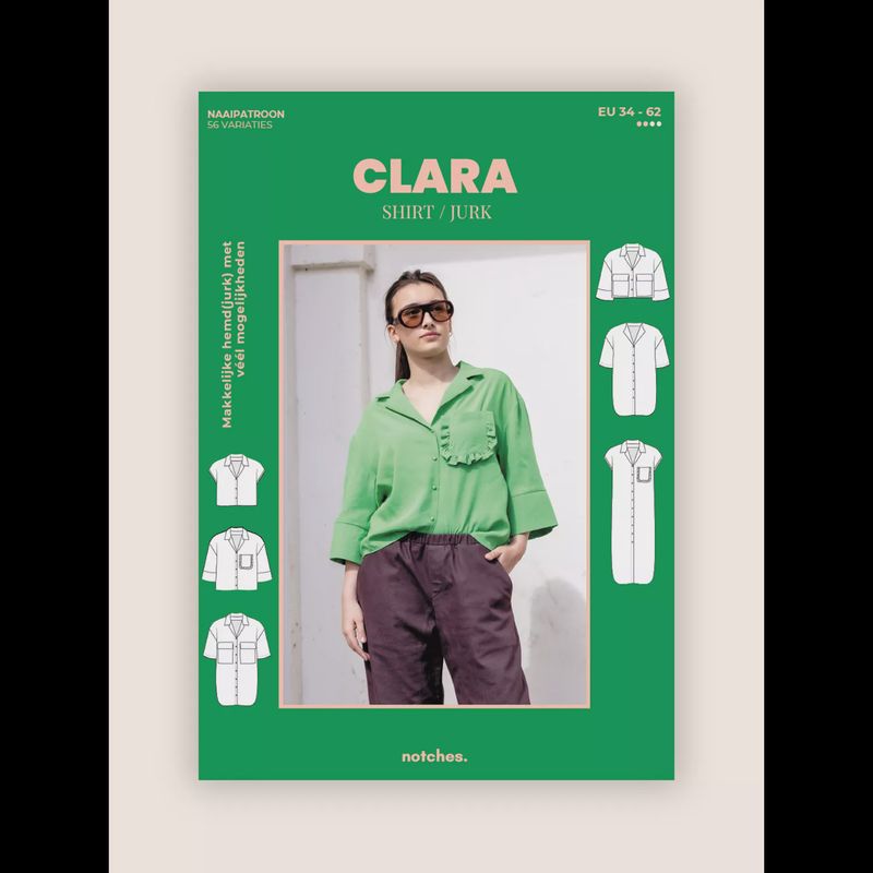 Clara| patroon voor dames| shirt en jurk