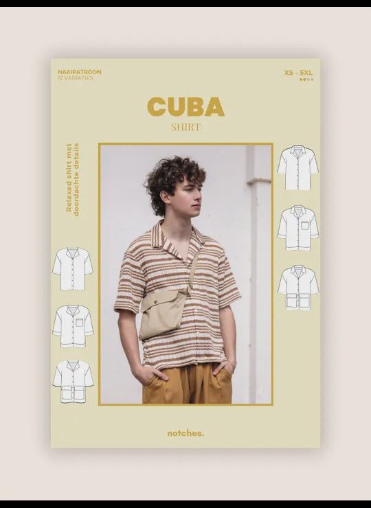 Cuba| patroon voor mannenhemd