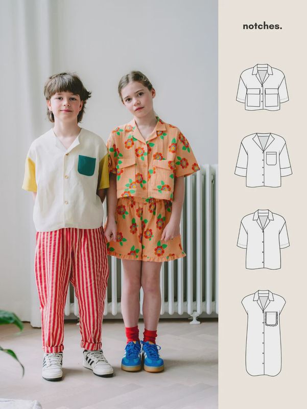 Colombia| patroon voor kinderen| shirt en jurk
