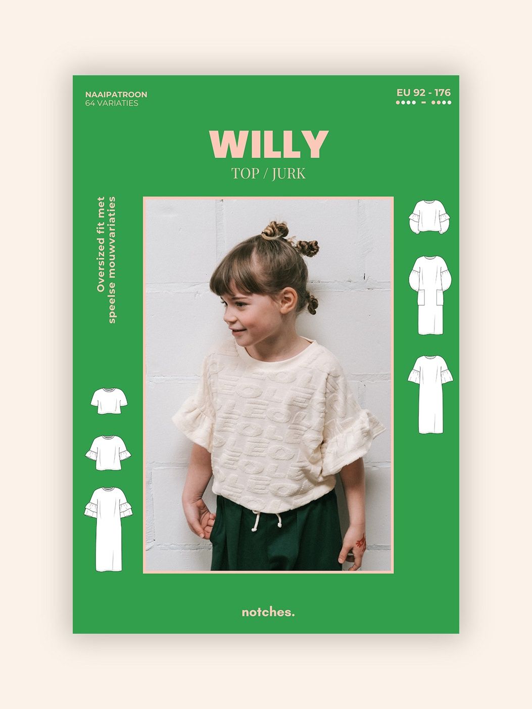 Willy| patroon voor kinderen | top &amp; jurk kids
