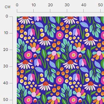 Katoen|digital flowers| Karina + kind