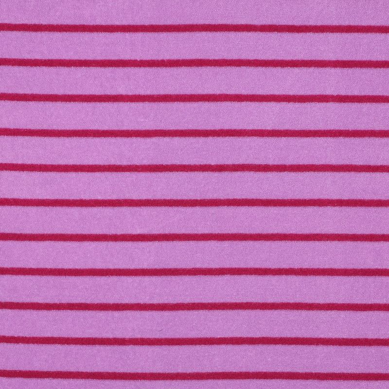Spons badstof| katoen| strepen roze/fuschia