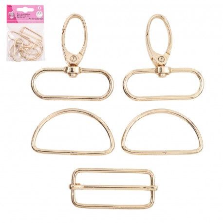 Ring en gesp set goud