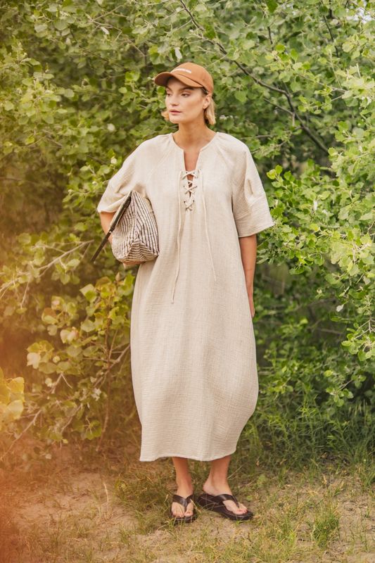Fibre Mood | Kaori | double gauze | beige