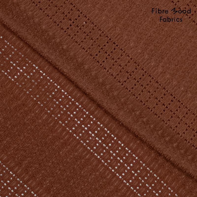Fibre Mood | Amaya | gehaakte stof | bruin