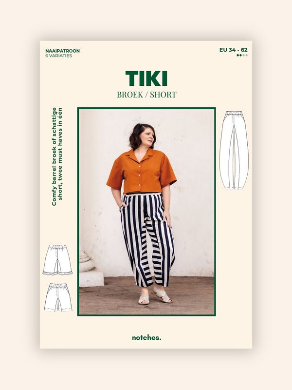 Tiki | papieren patroon | broek