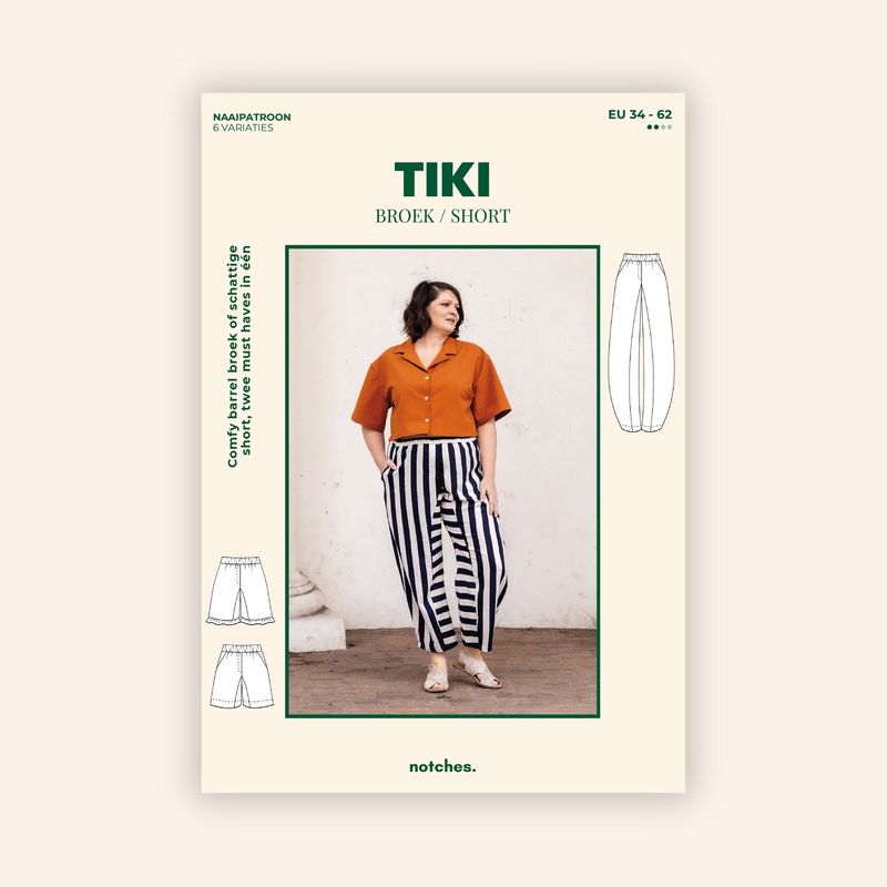 Tiki | papieren patroon | broek
