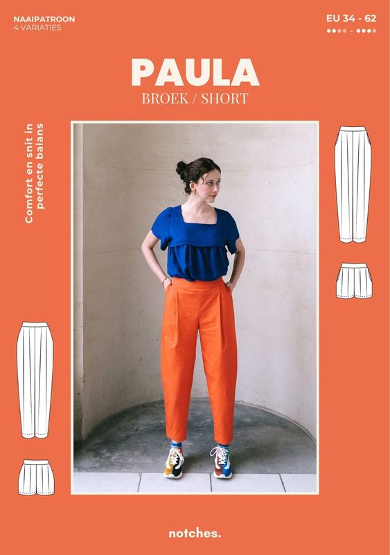 Paula broek | patroon voor dames | broek