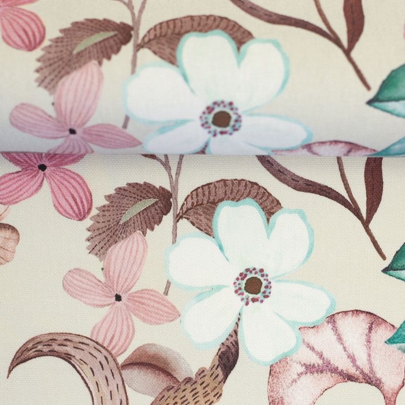 Canvas katoen | decostof| Flowers by Wilma