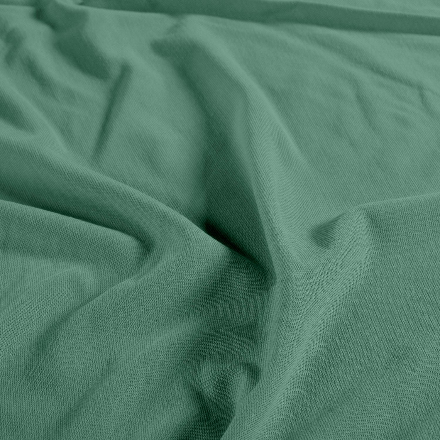 Jersey stone washed | donker mint
