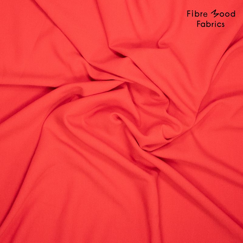 Yuna | viscose crepe | rood
