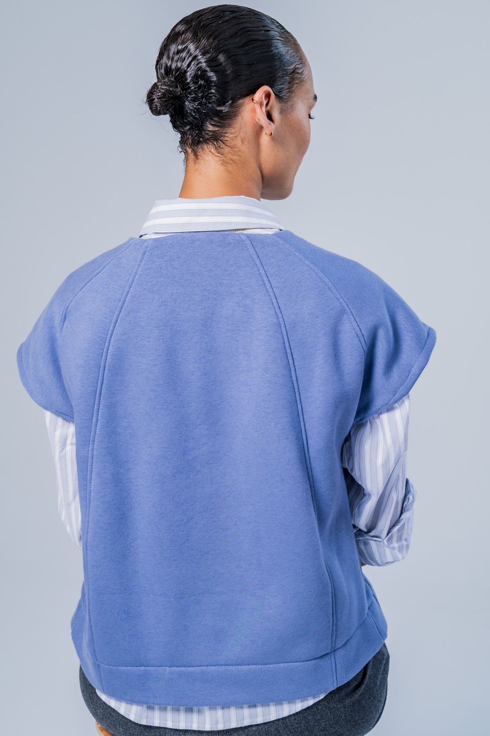 Leni | boordstof blauw