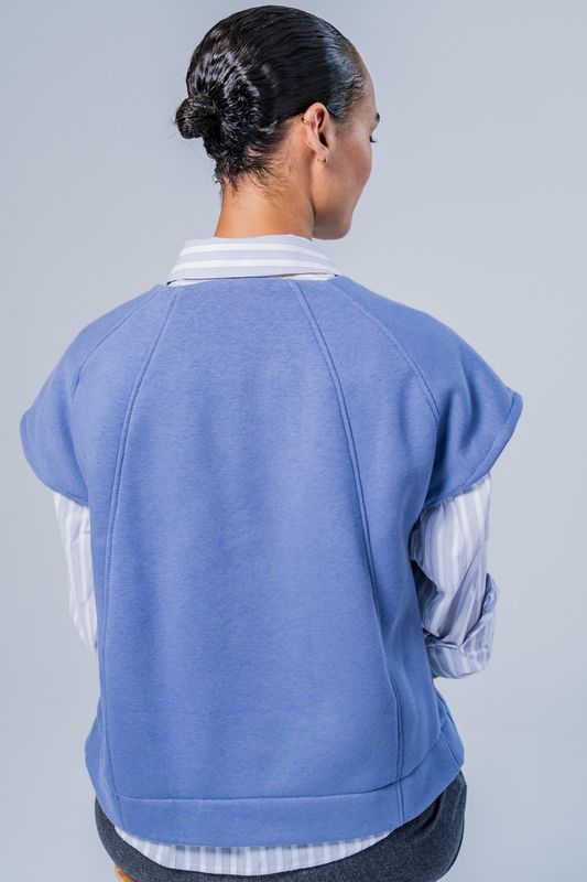 Leni | boordstof blauw