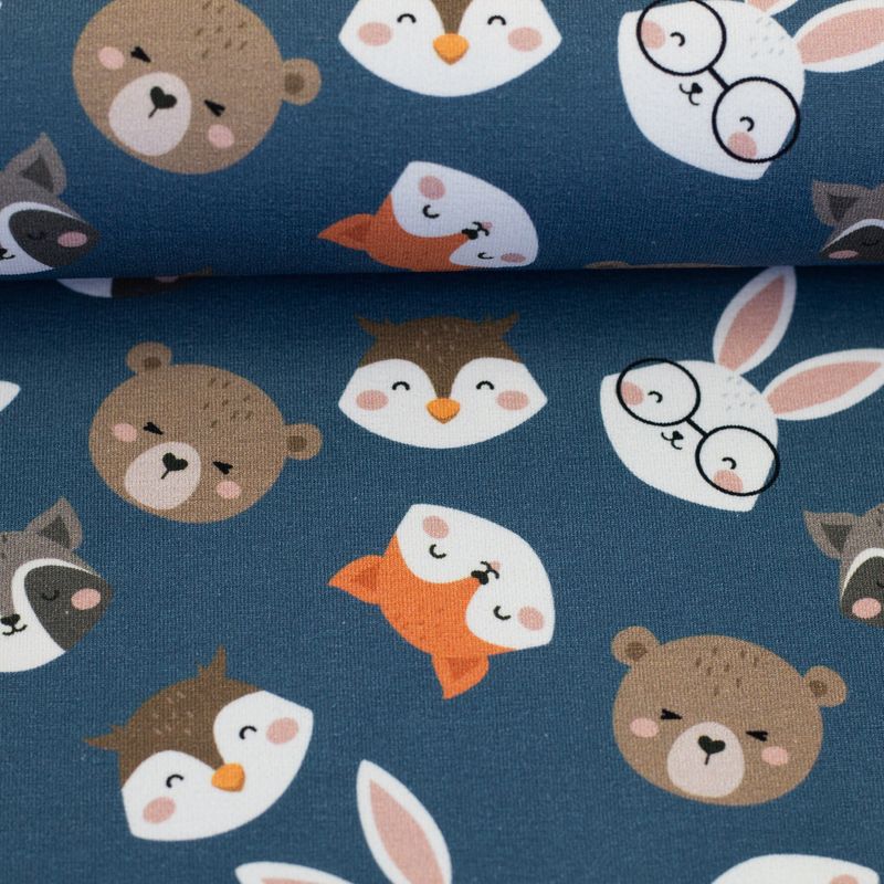 Dierenhoofdjes Gary  | provençaals blauw