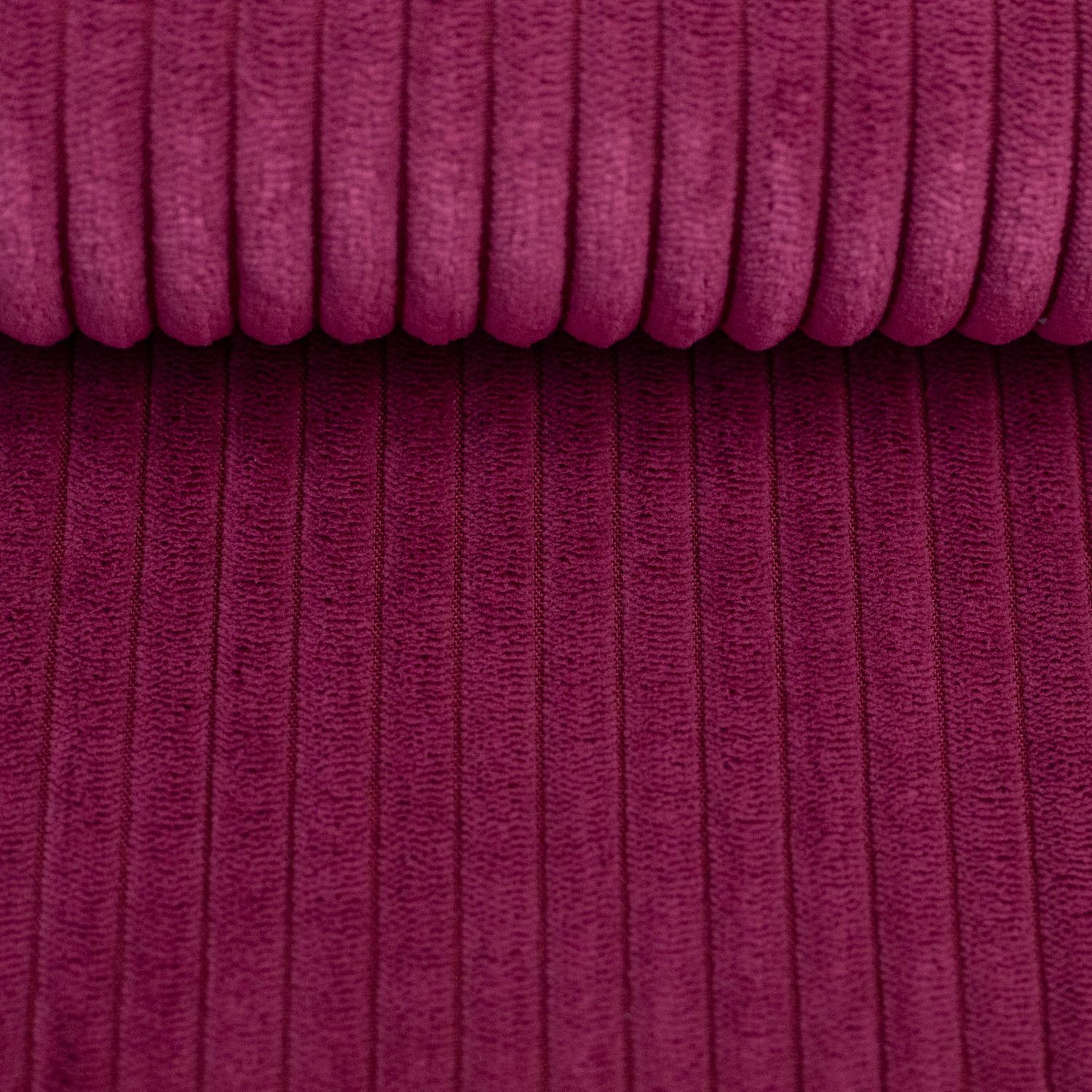 Decostof Wanja ribfluweel | bordeaux