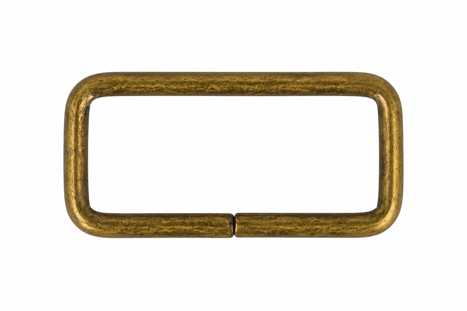 Metalen passant | Antiek goud | col 008, maat: 25 mm