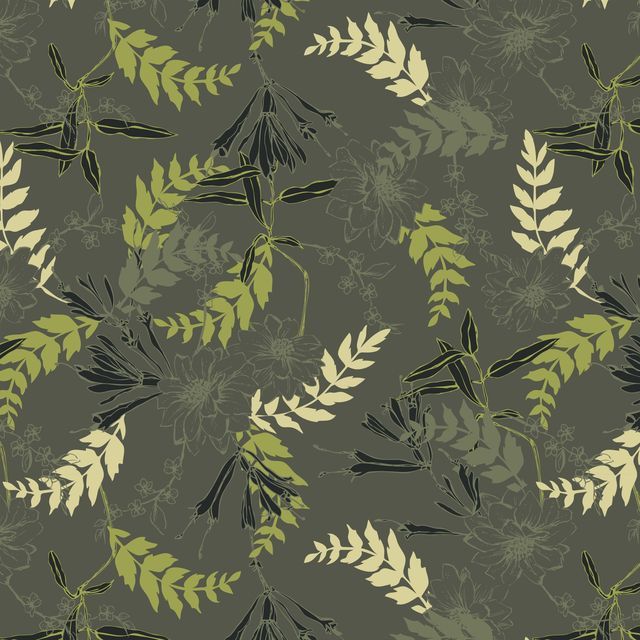 Viscose |  green leaf