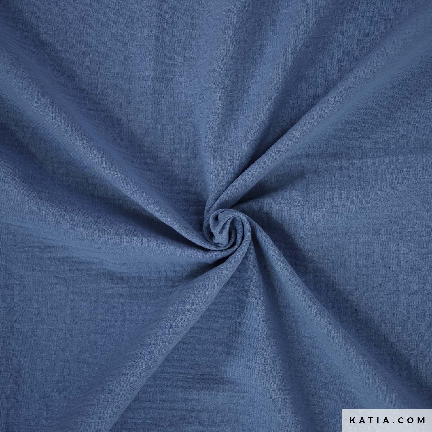 Double gauze  | country blue