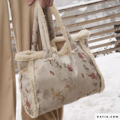 Sherpa bonded suede | bloemen Belle Epoque